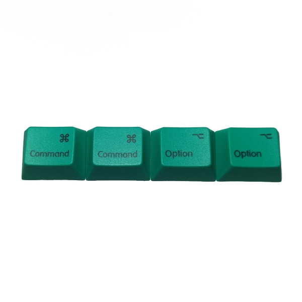 4st Common Option Keycaps Ersättning PBT Dye Subbed för Mac Keycaps R1 för Mekaniskt tangentbord Keycaps 1.25U 1.25X för White