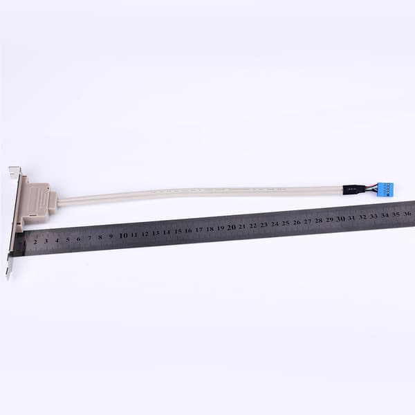USB 2.0 hun bagpanel til bundkort 9-bens header-stik kabeladapter