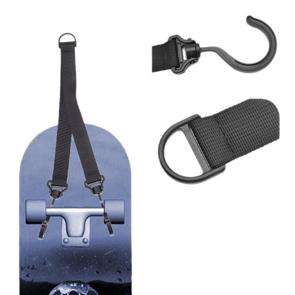 Kälkbräda Dörr Bakre Krokrem Skateboardhållare Långbräda Hängrem