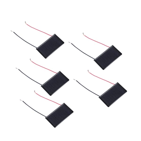 Effektiv solcell 5V 60mA Lätt att bära solpanel enkel för projekt