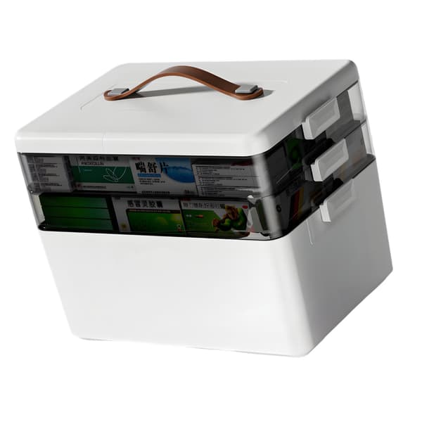 Rymlig 3-lagers nödfallsväska med läckagesäker design