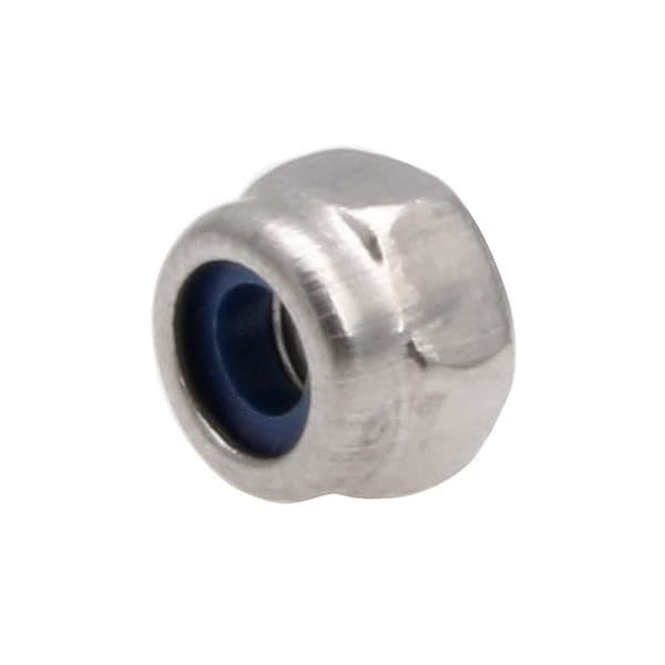 100 stk/sett M3 rustfritt stål skruelås nylon sekskantmutter innfelt låsemuttere 3mm