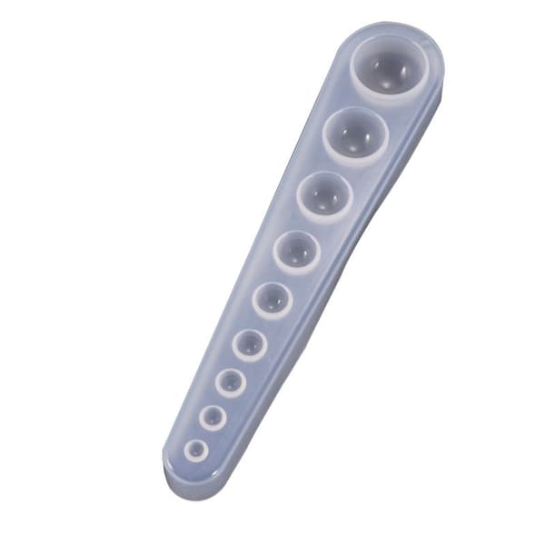 Multi-standard halvkuglekollektion form DIY epoxyharpiks smykker silikoneforme