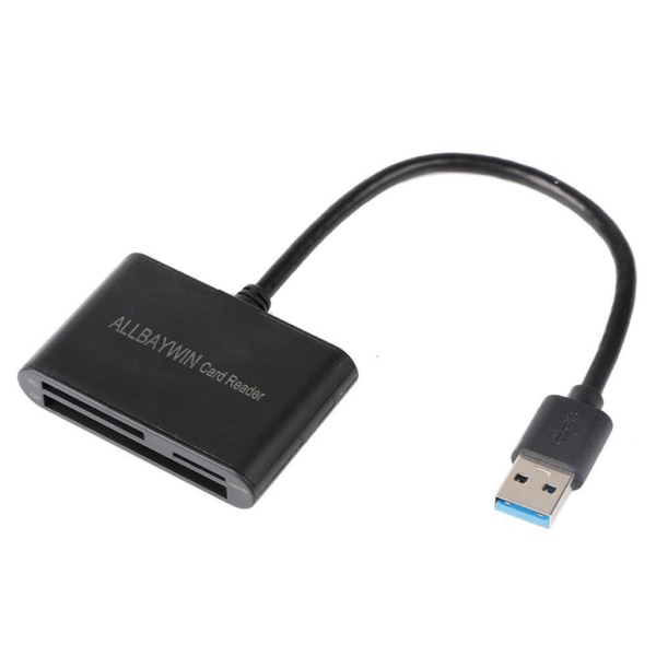 USB 3.0 Minneskortläsare Kompakt Flash-kortadapter för SD / Micro-SD/ CF-kort Multifunktionell Konverterare för Dator