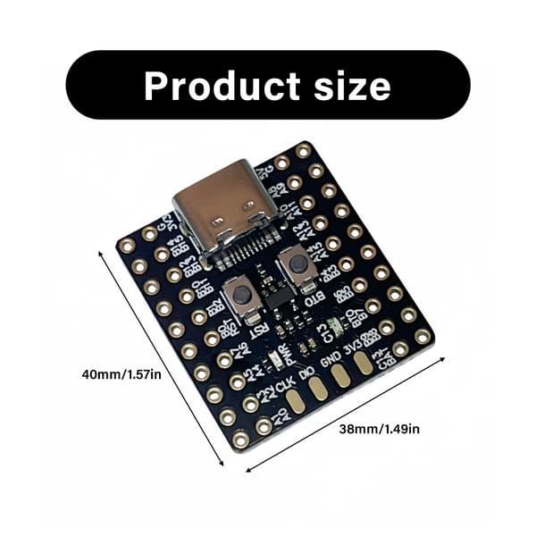 3 stk. indlejrede controllerkort med STM32F103C8T6 SWD-port