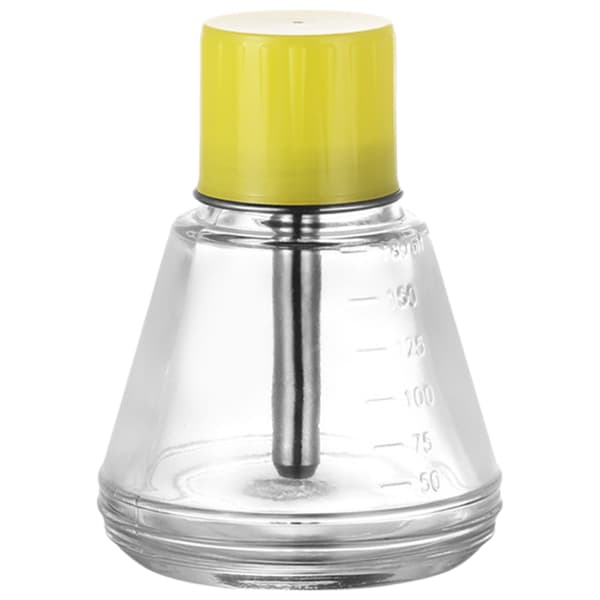 Klar pumpeflaske 6Oz/180ml glas neglelakfjerner tryk ned