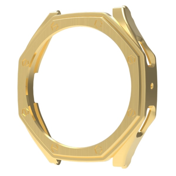 Smartwatch Case PC Vattentätt skydd Stötsäkert hölje Hard Sleeve Ram Bumper Shell för Watch 6 40mm 44mm Gold 40mm
