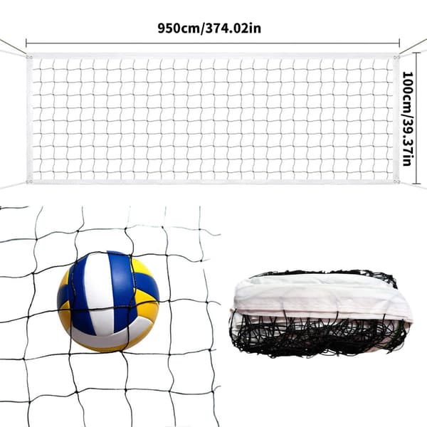 Universal Styles Volleyballnet Kraftig Type Bærbare Beach Volleyballnet