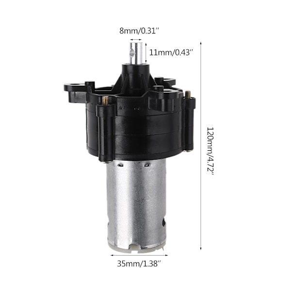 1 st Miniatyr Handvev Nödkraft Dynamo Motor
