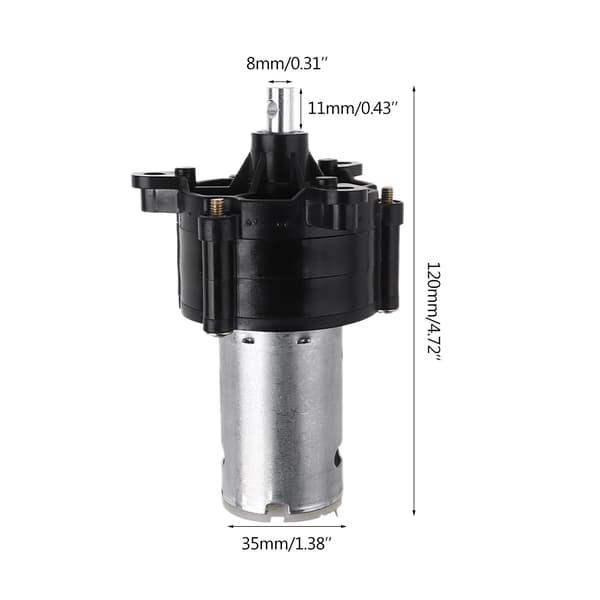 1 stk. Miniatyr Håndsveiv Nødstrøm Dynamo Motor