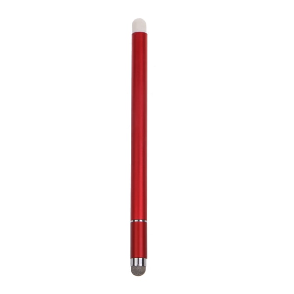 2 i 1 kapacitiv Stylus Penna Fiberspets & Whiteboard för huvud Högkänslighet Universal för pekskärmar Ritning Skriva Red