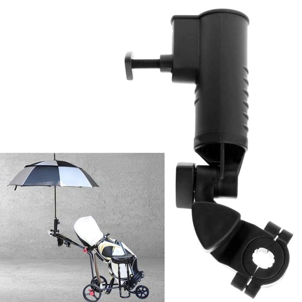 Paraplyställ, golfparaplyhållare, golfparaplyhållare för vagn, justerbart paraplystativfäste mot fall