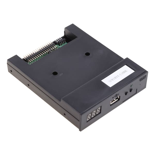 USB diskettstasjon leser stasjon emulator 3,5 tommer Ingen ekstra driver nødvendig Plug N