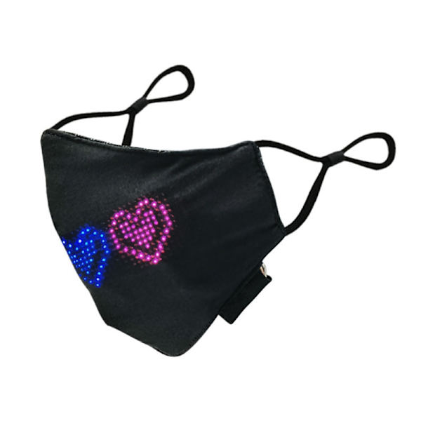 LED Lysende Maske Display Masker til Smart Personlighed APP Kontrol Lysende Bomuldsmateriale Maske Glødende Masker LED Ansigt M