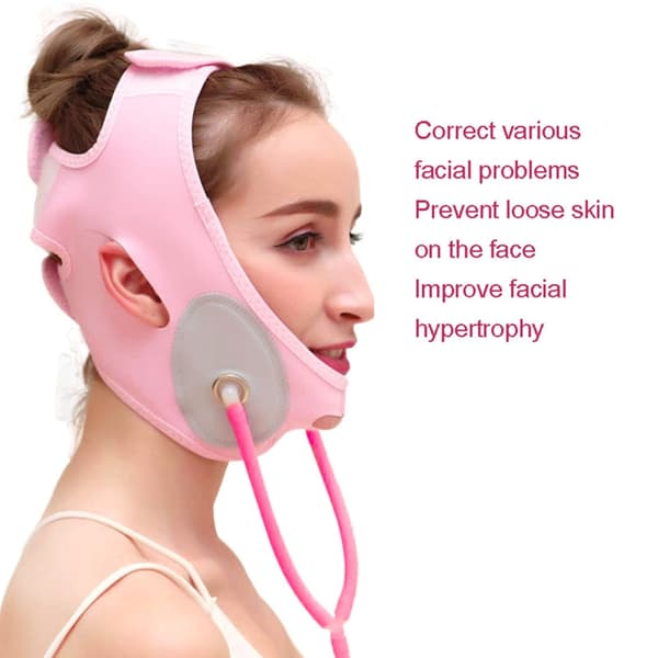 Uppblåsbart ansiktsbantningsband Lufttryck Lyftbälte Ansiktslyftsmask Massager