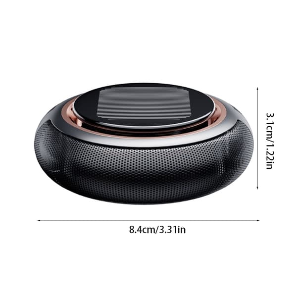 Bil Aromaterapi Aroma Diffuser Luftrenser Friskere Solenergi Roterende