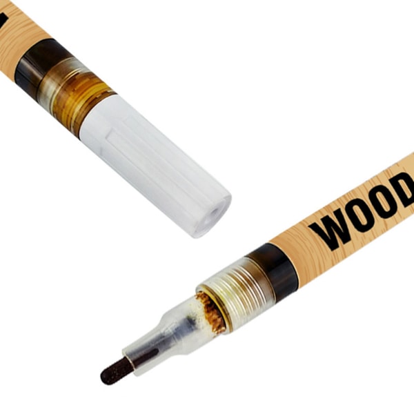 Träbränningspenna DIY Träbränningsmålning Säker markörrunda för huvud för trä för brännare Kulspets 0.12in Caramel Colo