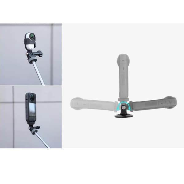 Kold Skoadapter med Justerbar Vinkel og 1/4 tomme Skruehul til Tripod