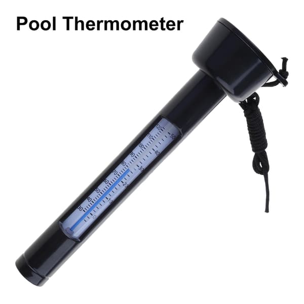 Pooltermometer med snor til udendørs swimmingpool, boblebade, fiskedam