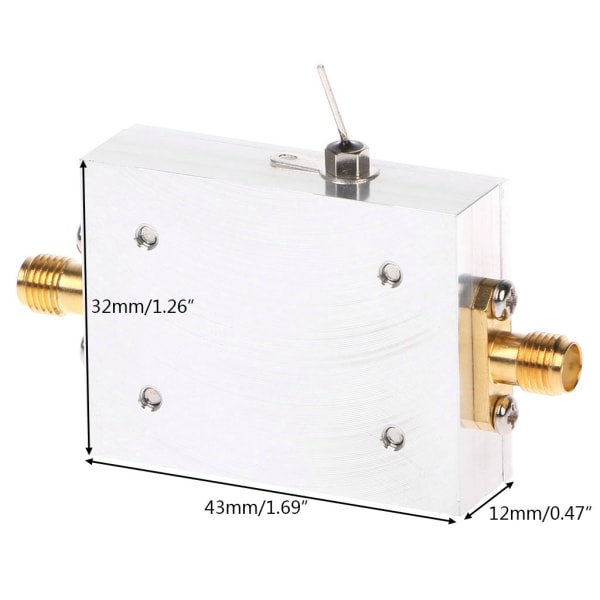 Nyaste Gain 50K-2GHZ 31DB Gain Rf Ultrabredband lågbrus power med sköldfunktionstillbehör