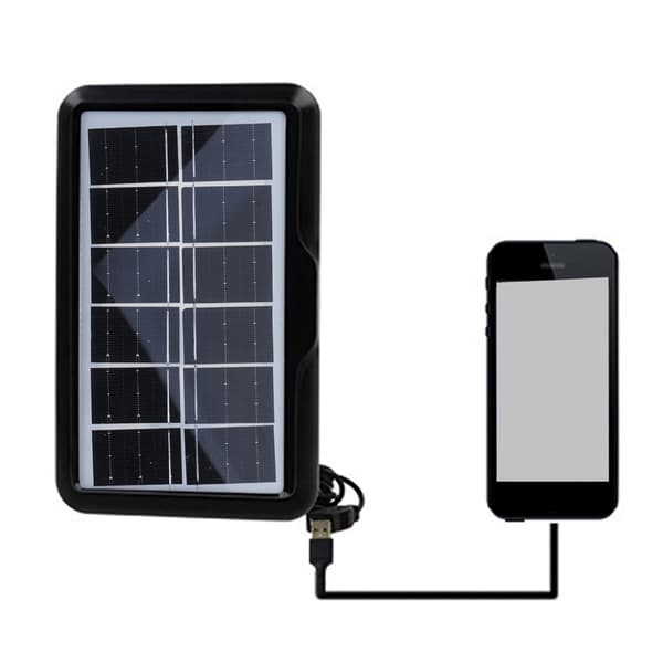Høykonverterende solcellepanel med USB-port for utendørsaktiviteter