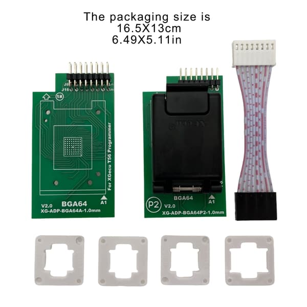 Profesjonell T56 Programmer BGA64 Adapter Bred Chip Testing Arbeid for T56