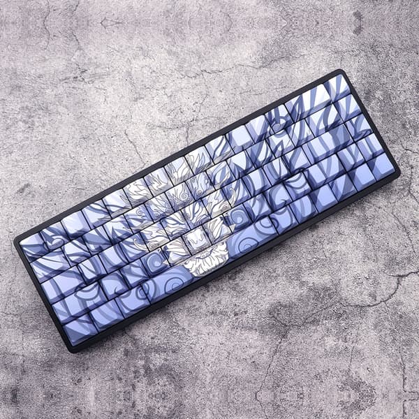 136 stk. Drage Keycap Sæt Sideprint Bagbelyste Keycaps Orlong Tema Keycaps