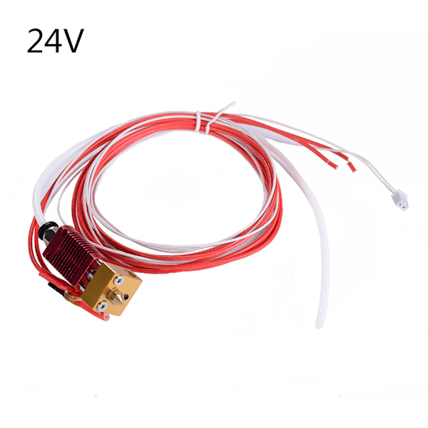 /24V MK8 0.4MM Munstycke Monterad Extruder Hot End Kit Tillbehör för Ender-3 3D-skrivare