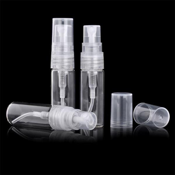Mini Tomma Påfyllningsbara Sprayflaskor Plast Atomizer Flytande Behållare Portabel