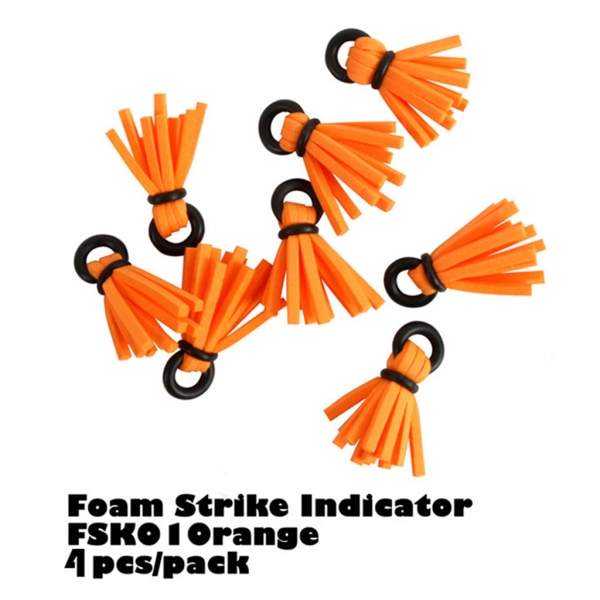 4st/ Set Strike Indicator för flugfiskeredskap Tillbehör Fiske Flytskum Yellow B
