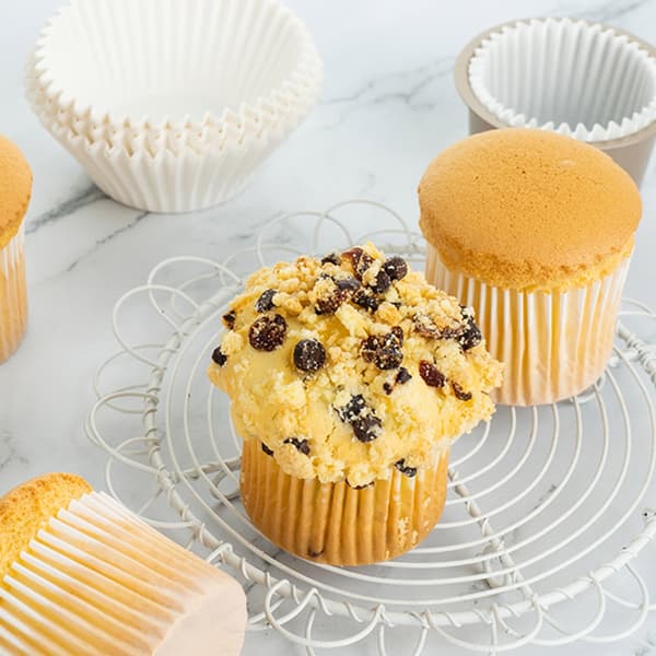 6 st Professionell Muffinsplåt Värmebeständig Muffinsform Nonstick Bakform
