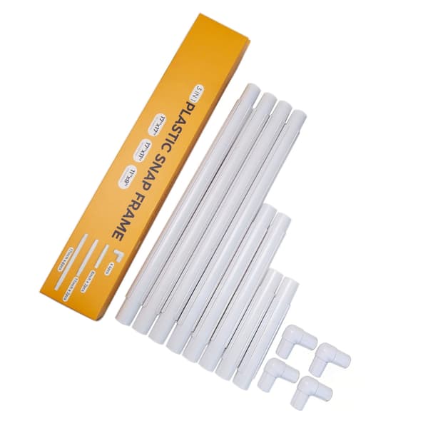 Solid PVC broderirammesett for jevn og ensartet søm