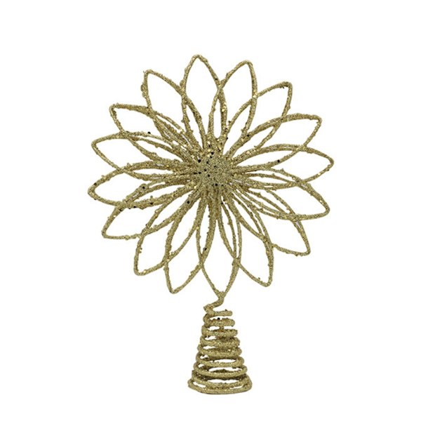 Jernkunst Ornament Vakre Juletre Topper Julebord DIY Dekorasjoner Tilbehør Juletre Topper