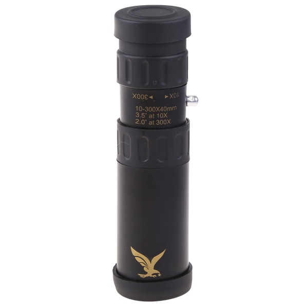 Högdriven zoom monokulär 10-300x40 mm Bärbar BAK4Prism-smartphone med stativ Rese Vilda djur Jakt Camping