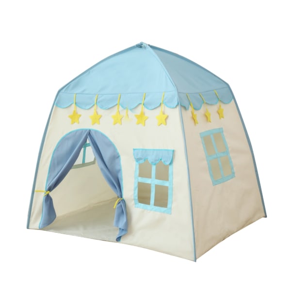 Barn Teepee Tält Barntält Wigwam-Vikbart Tält-Baby Lekhus Barn-Lektält Småbarn Teepee Tält för Flickor och Pojkar