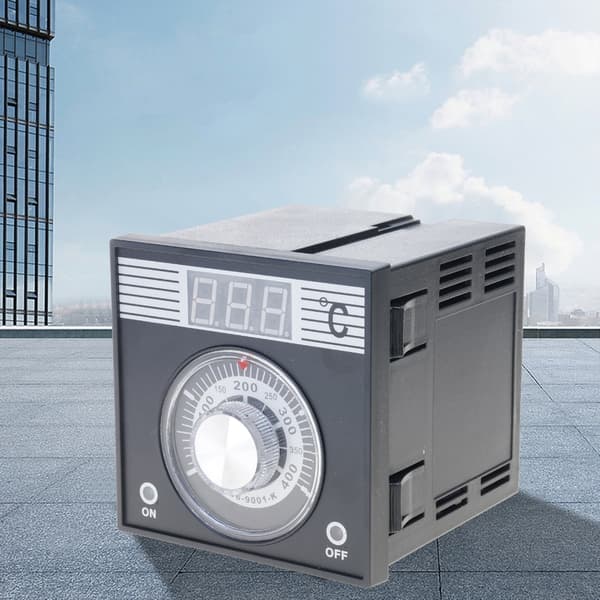 PID Temperaturkontroller Måler Indikator Digital Programmerbar Termostat