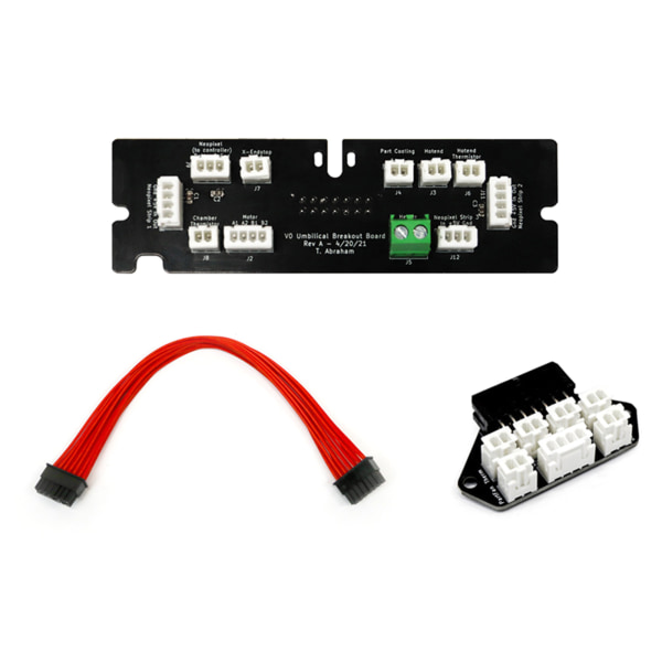 Professionell Hot End Adapterkort Kit V0 Navelsträng Breakout Board För VORON0.1 3D-skrivare Tillbehör Ersättningsram