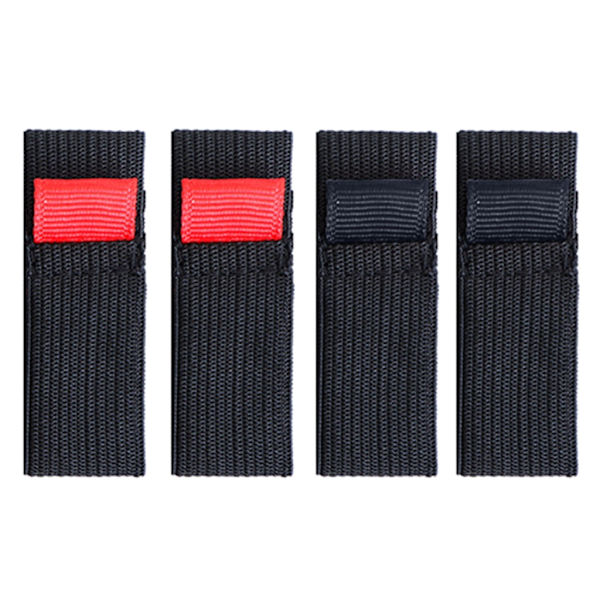 4st Fiskespolebälte Nylon Elastiskt fiskespolebälte Rullskydd Bältesbandrulletillbehör Utomhusfiskeredskap M