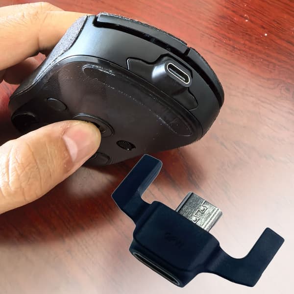 Plast Micros USB Typ C-adaptrar för GPW/GPX Gamingmusunderhåll