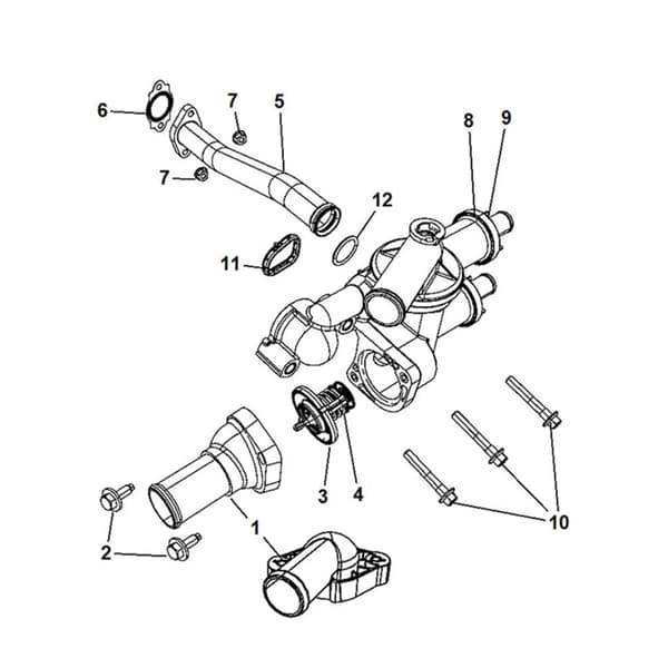 68003582AB 902-319 4884571AB 55111016AD Termostathus Erstatning