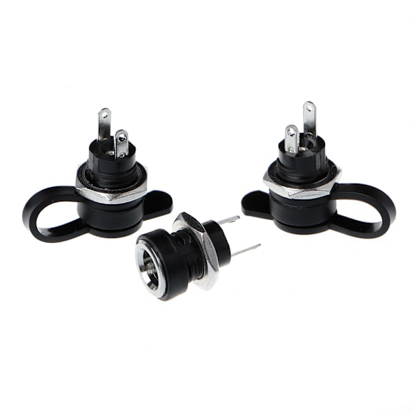 5 st DC-022B power hona panelmonterad kontakt 5,5 x 2,1 mm