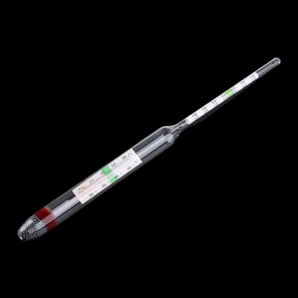 Glasakvarier Hydrometer Termometre Marine Salinitetstester 1.000-1.060