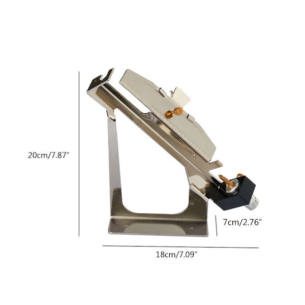 Justerbar fletching Jig aluminiumlegering fjäderstickverktyg för pilfjäderutrustning för gör-det-själv-bågskyttespilar Lätt för oss