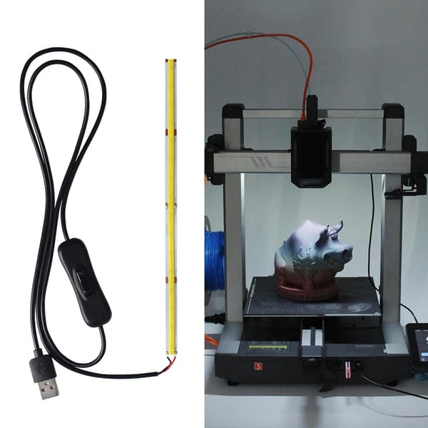 Fleksible USB LED-lysstriper for Kobra3 LED-lysstriper 3D-utskriftsbehov