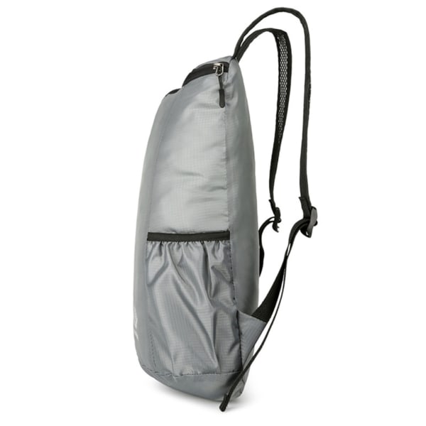 Vandringsdagssäck Ultralätt packbar ryggsäck Vattentät, hopfällbar resedagssäck för utomhuscampingklättring Black