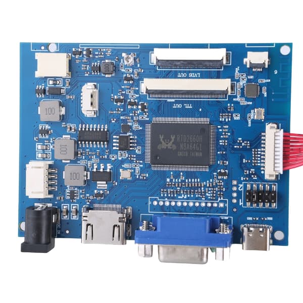DC5V LCD Driver Board Touch Screen Display Modul Plade 50Pin TTL 40Pin LVDS