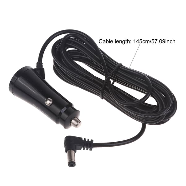 Billaderadapterkontaktlader for DVR-kjøretøy hurtiglading DC5521-kabel