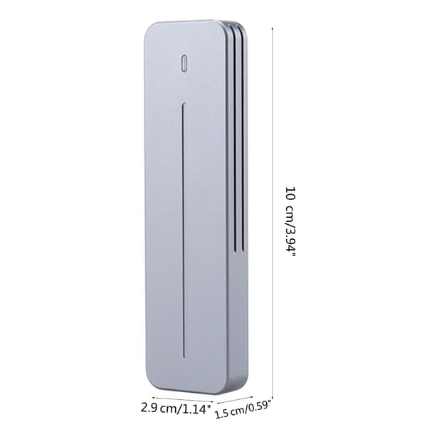 M.2 SSD-kapsling NVMe 10Gbps SSD-box M.2 NVMe SATA SSD-disk M.2 SSD-fodral