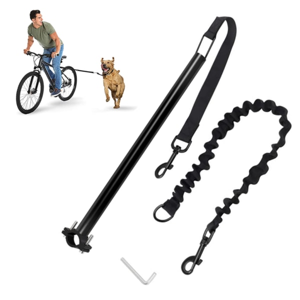 Hund Hands Free koppel, Hund Cykel Träningskoppel, Hund Cykel koppel för träning Träning Jogging Cykling