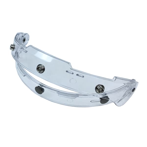 Motorcykler Sort UV-adapter Flip Up Base-tilbehør til Snaps Bubble Shield White